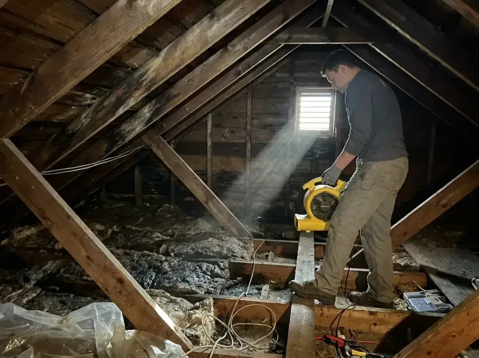 attic-water-damage-drying-proc-007 — frequently asked questions, Emergency Water Extraction & 24/7 Flood Response in Romeo,…
